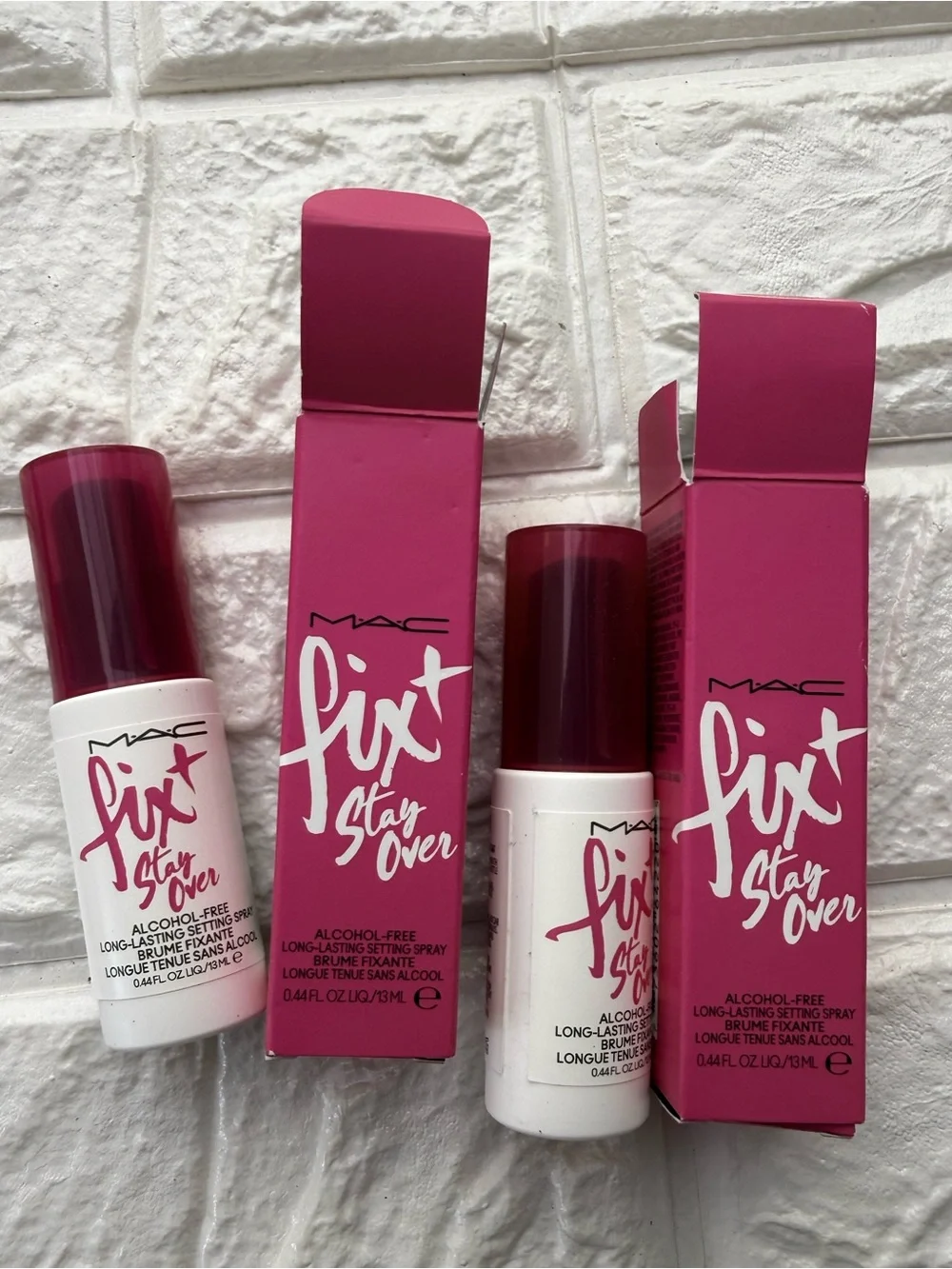 NWT Set of 2 MAC Fix+ Stay Over Long Lasting Setting Spray - Alcohol Free